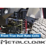 MetalCloak JT Gladiator 2.5", JL Wrangler 4 Door, 3.5"/ 2 Door 4.5" True Dual Rate Coils, Front - Image 4
