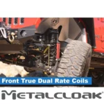 MetalCloak JT Gladiator 2.5", JL Wrangler 4 Door, 3.5"/ 2 Door 4.5" True Dual Rate Coils, Front - Image 5