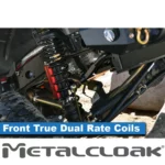 MetalCloak JT Gladiator 2.5", JL Wrangler 4 Door, 3.5"/ 2 Door 4.5" True Dual Rate Coils, Front - Image 6