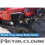 MetalCloak JT Gladiator 2.5", JL Wrangler 4 Door, 3.5"/ 2 Door 4.5" True Dual Rate Coils, Front - Image 7