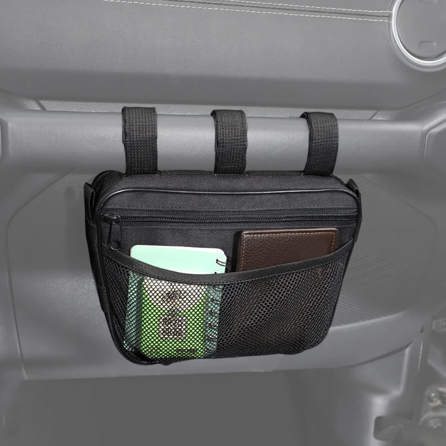 Passenger Grab Handle Storage Bag for 20182022 Jeep Wrangler JL JLU